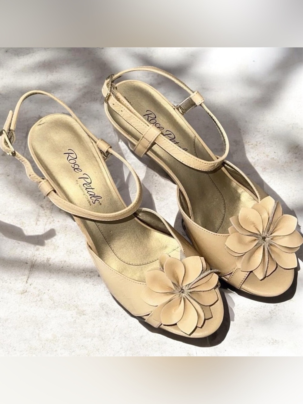 Rose Petals by Walking Cradles Flower Heels!